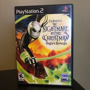 PS2 game The Nightmare Before Christmas: Oogie's Revenge - super RARE game!